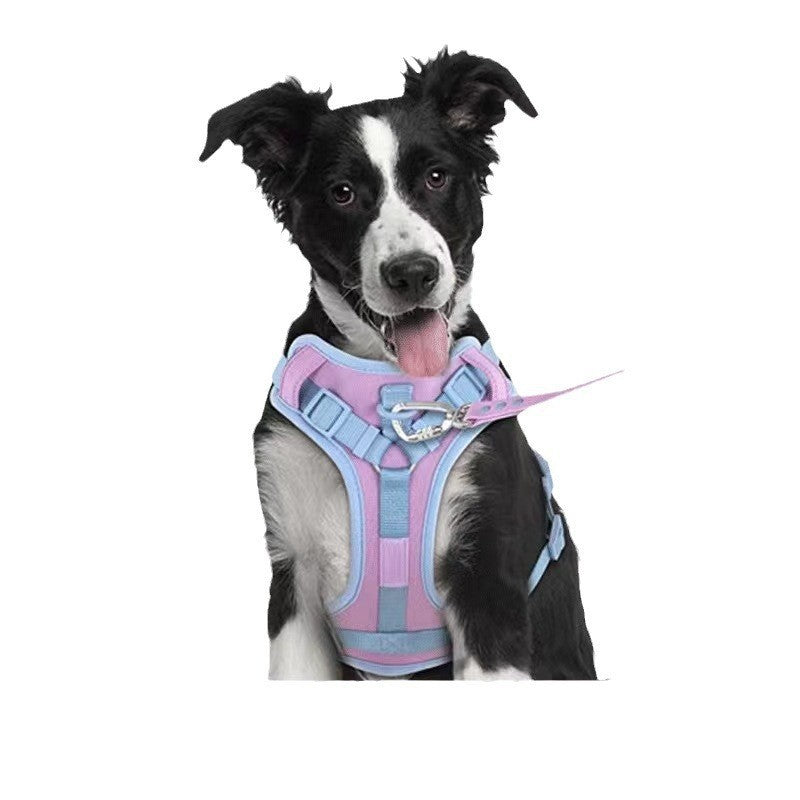 Dog Breast Strap Hand Holding Rope Dog Leash Collar Chest Back
