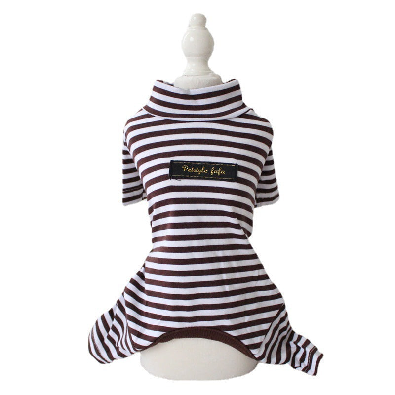 Cotton Eight-color Striped Pet Leggings